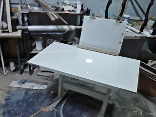 میز سنتور ام دی اف پایه ها دوبل .